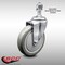 Service Caster 5 Inch SS Gray Polyurethane Wheel Swivel 1/2 Inch Threaded Stem Caster SCC SCC-SSTS20S514-PPUB-121315 - alternate 5